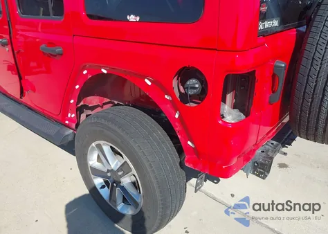2022 Jeep Wrangler Unlimited Sahara 4X4 from USA, damaged, VIN 1C4HJXEG3NW255101